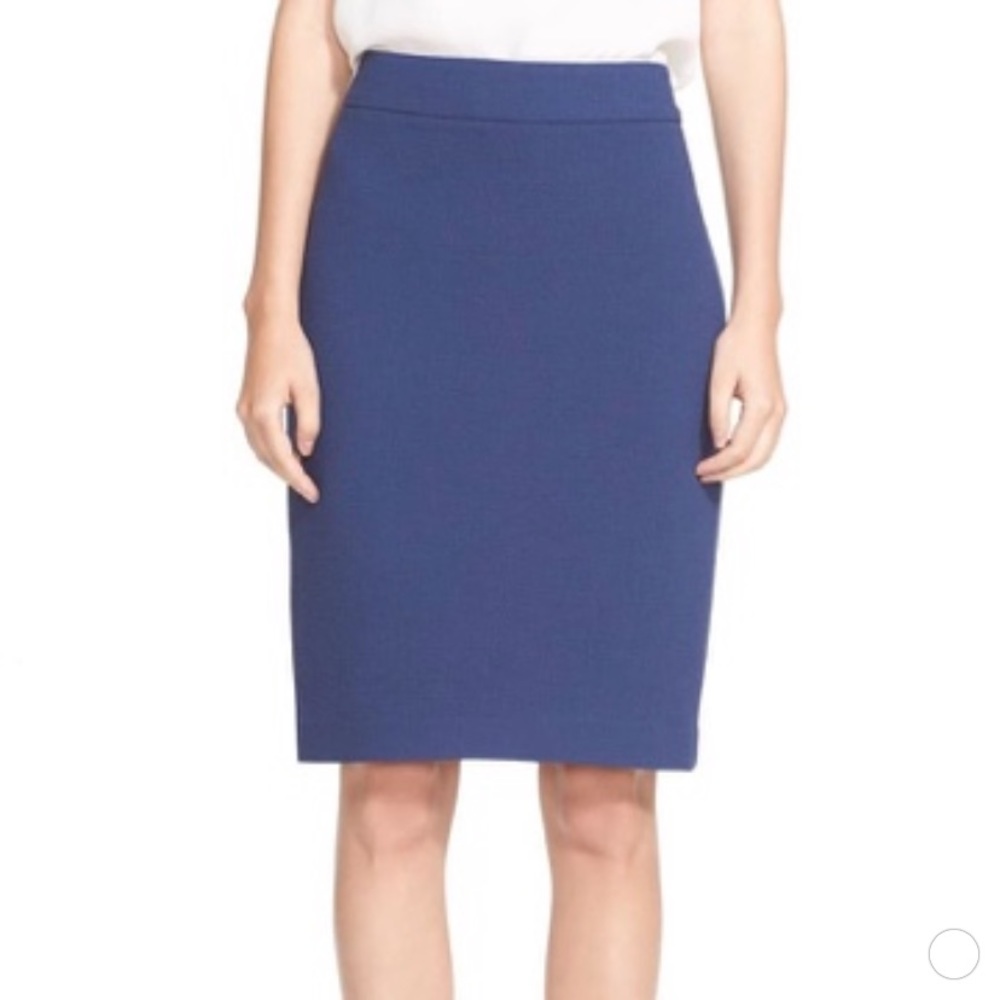 Armani Collezioni Blue Pencil Skirt